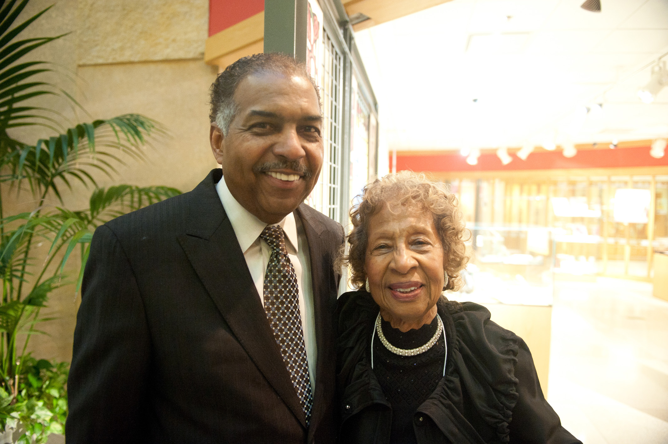 Archie Givens Jr., President of the Givens Foundation of African American Literature, and Phebe Givens.