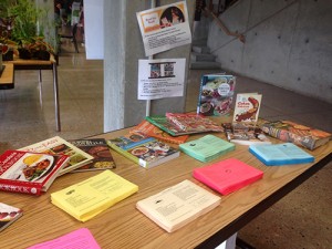 Recipe table at Welcome Week