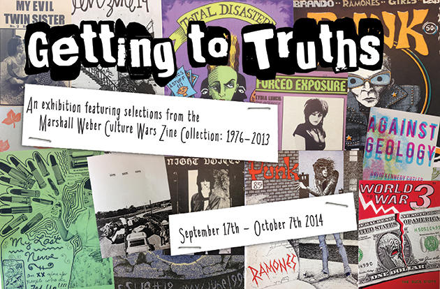 Getting to Truths exhibit postcard