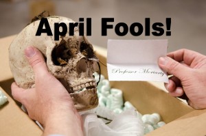 Hand, Skull, April Fools
