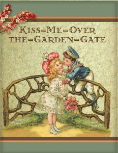 Reedy Gallery Exhibit, K Is for Kiss-Me-Over-the-Garden-Gate
