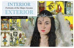 Exhibit postcard for "Portraits of the Major Arcana"