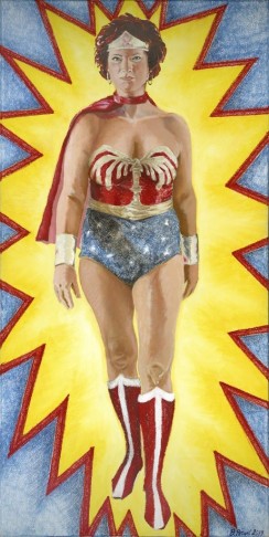 Wonder Woman: Katy Tessman Stanoch. Artwork by Barbara Porwit.