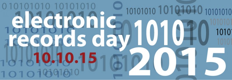 The logo for Electronic Records Day.