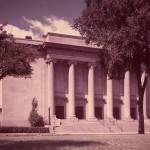 An image showing the front of the Temple Israel synagogue, built in 1928