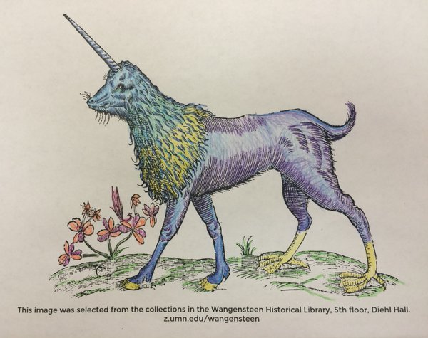 Color our Collections at Wangensteen Historical Library.