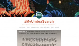 An image of the Umbra homepage showing the logo and graphic header.