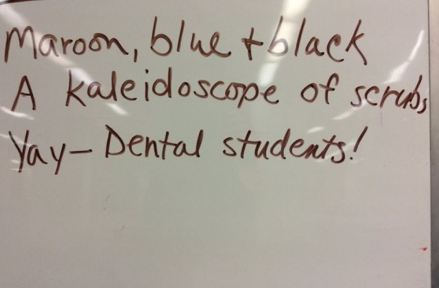 Dentistry students haiku