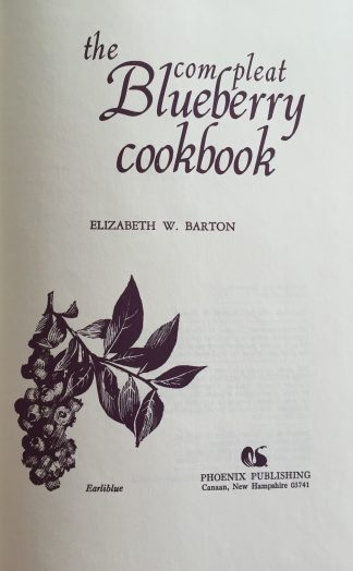Compleat Blueberry Cookbook