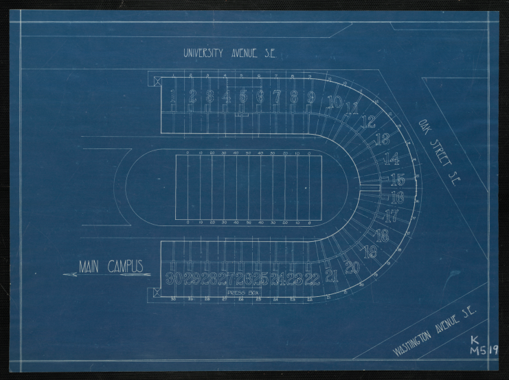 Stadium Section Plan, undated, available at http://brickhouse.lib.umn.edu/items/show/253.