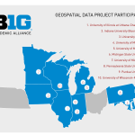 BTAA:GDP Participating Institutions Map
