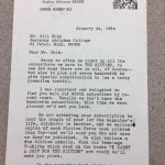 Letter from Carol Bly, co-editor of The Sixties Press, to Bill Holm, written 1964