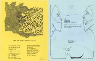Broadsides featuring artwork and poetry from the “New Focus: Arts & Corrections” program.