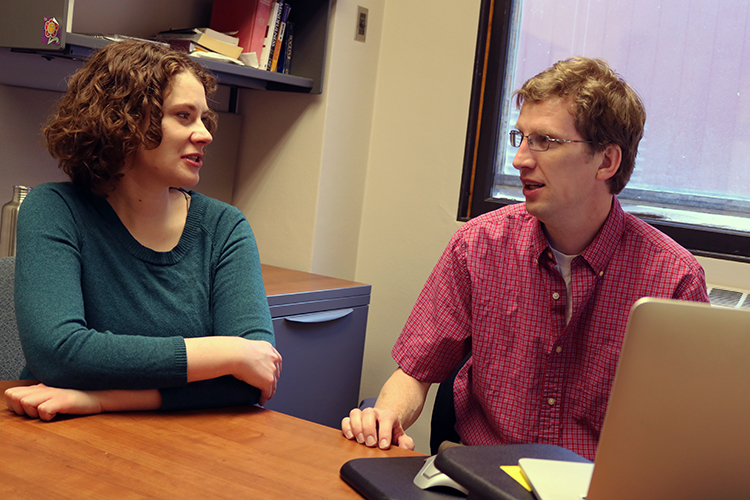 Caitlin Bakker and Charlie Plain talk about using Experts@Minnesota to track research output.