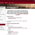 Reproducibility Portal
