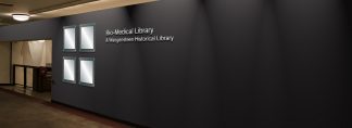 Updated entryway for the Bio-Medical Library and the Wangensteen Historical Library.