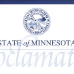 State of Minnesota Proclamation heading