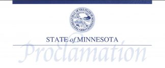 State of Minnesota Proclamation heading