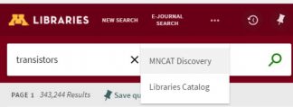 Limit search to Libraries catalog screen images