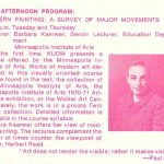 1971 Afternoon Program description