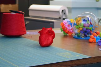3D printed heart can be used to support anatomy teaching and learning.