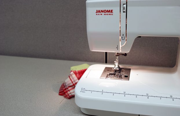 Sewing machines help piece together fabrics and other materials to create prototypes.