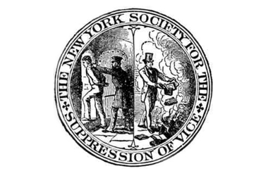 Seal of the New York Society for the Suppression of Vice