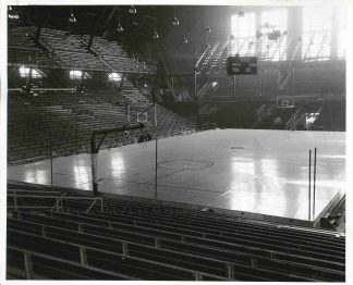 No matter the outcomes of the games or matches, the signature raised floor of Williams Arena, pictured in 1949, will keep a special place in the hearts of Gopher fans.