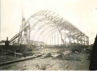 The structure sprang to life in late September 1927.