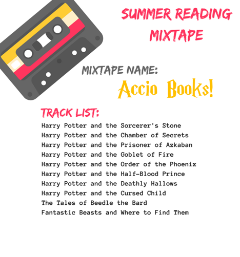 Summer Reading Mixtape Challenge poster