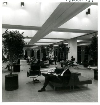 Wilson Library reading and lounge area, 1968, http://purl.umn.edu/226282