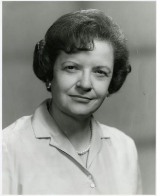KUOM Program Manager, Betty Girling, 1967.