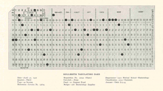 The 1927 Report of the Comptroller featured a detailed outline of the University’s General Accounting System, including a description of how tabulating or punch cards are used.