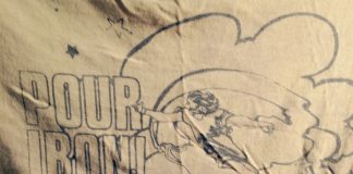 Iron Pour t-shirt from the Wayne Potratz Archive..