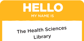 Health Sciences Library Nametag