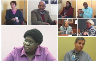 Some of the frontline responders who are part of the HIV/AIDS Caregivers Oral History Project.