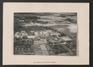 Aerial photograph of SNU Suwon Campus. The photograph is undated. Source: University of Minnesota Archives, Arthur E. Schneider Papers (uarc 1142): Photographs (Box 1, Folder 6).