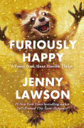 Book Cover featuring an upright taxidermy raccoon with wide open mouth and out-spread arms 