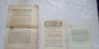 In this image, the title on the left is issued in Folio (a hand-pressed sheet folded once), but the center and right are both issued in Quarto (a hand-pressed sheet folded twice). Of the latter two, the original folded-sheets of hand-press paper were different sizes resulting in one Quarto being much smaller than the other Quarto. Nevertheless, they are both considered Quarto.