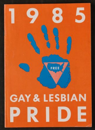 A striking cover image for the 40-page Pride guide for 1985.