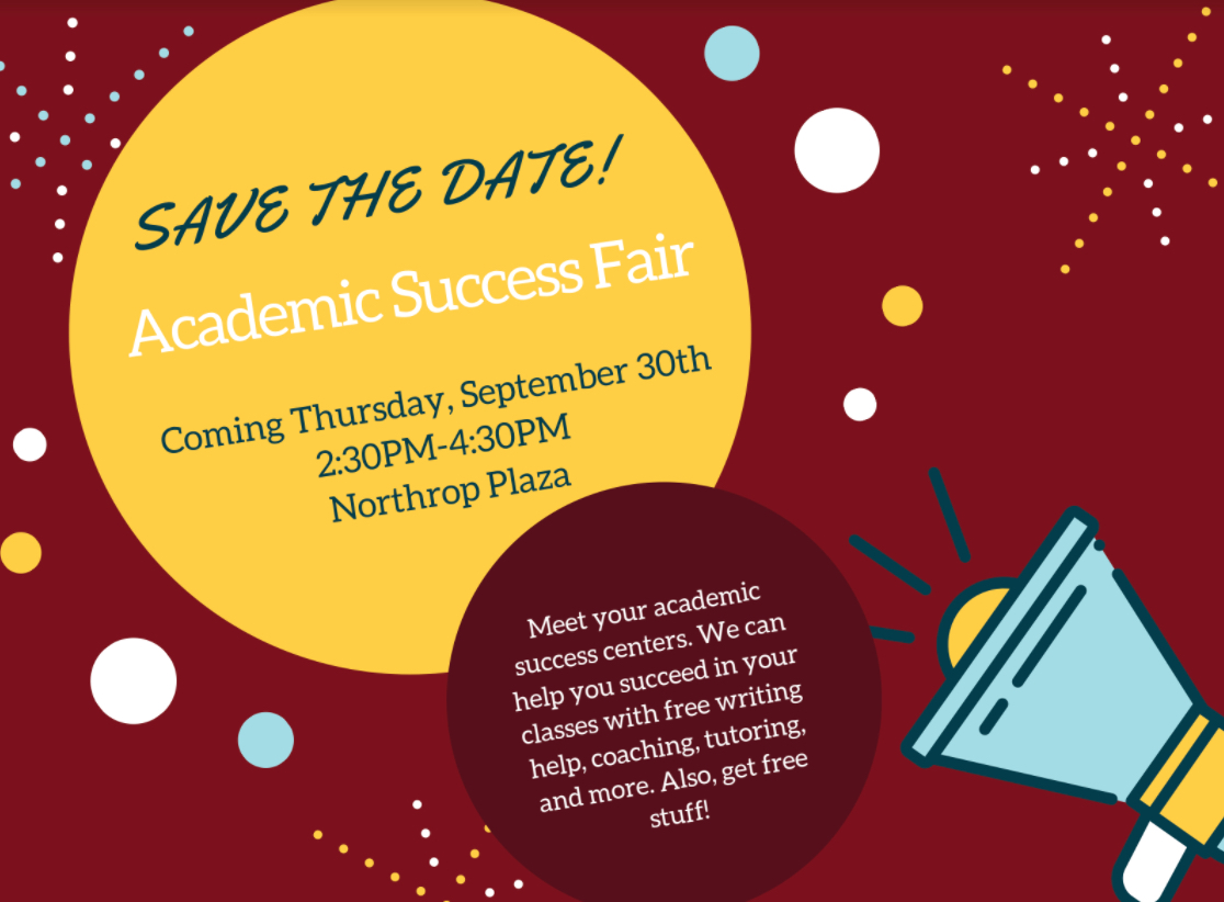 Save the Date - Academic Success Fair
