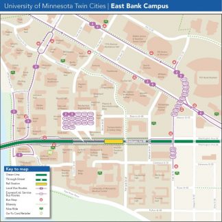 East Bank Transit Map