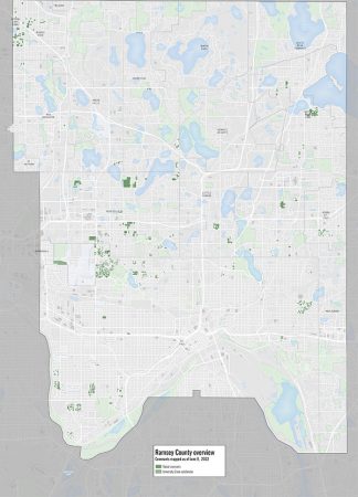 Ramsey County property map — racial covenants