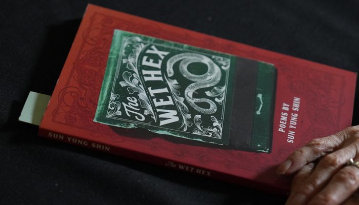 The Wet Hex book cover. Photo by Luke Logan