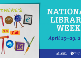 Celebrate National Library Week (April 23-29, 2023) with the theme "There's More to the Story."