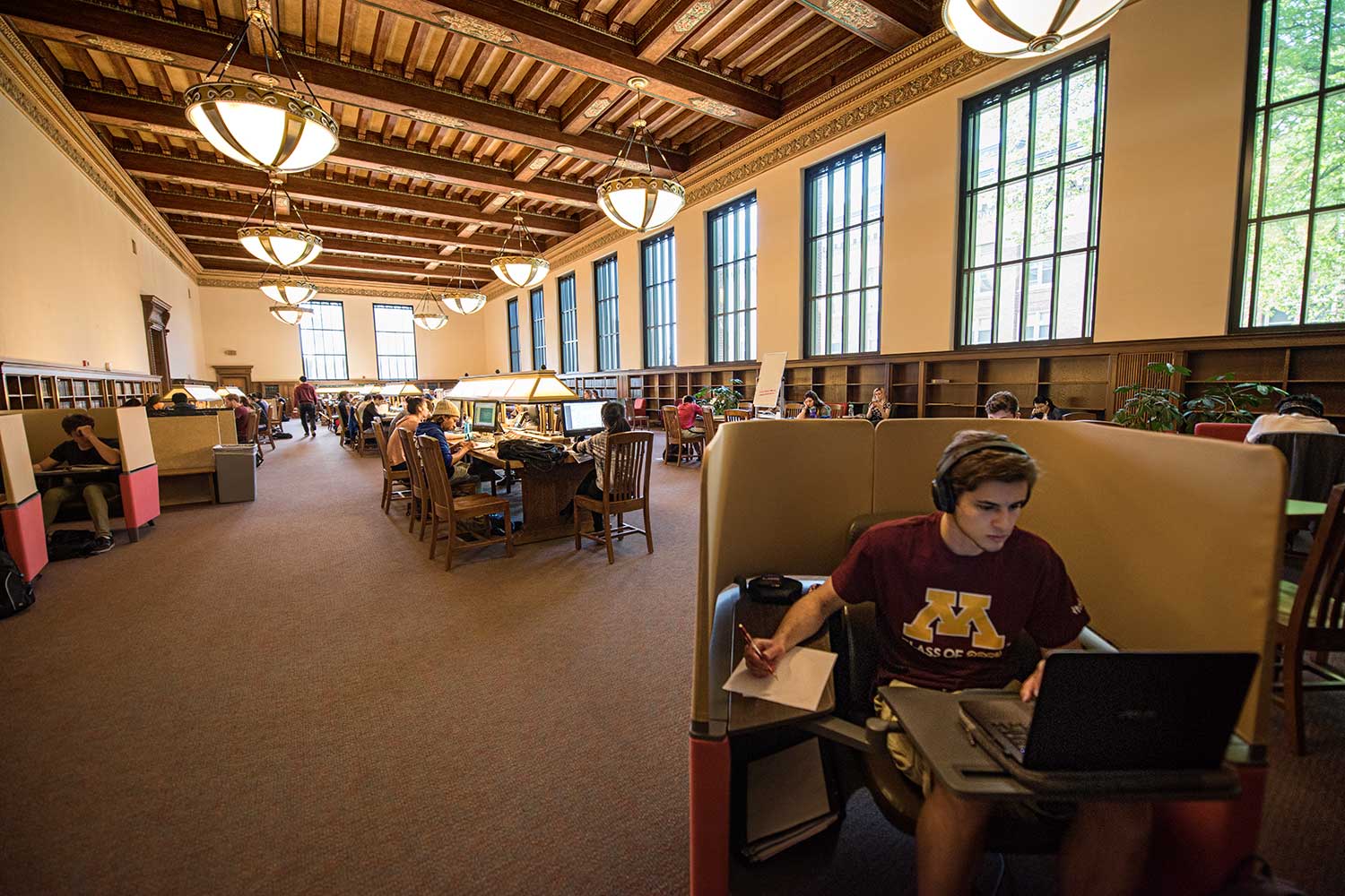 Walter Library's North Reading Room.