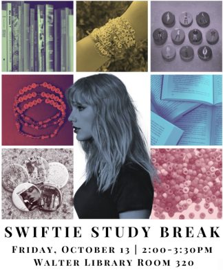 Swiftie Study Break promotional image.